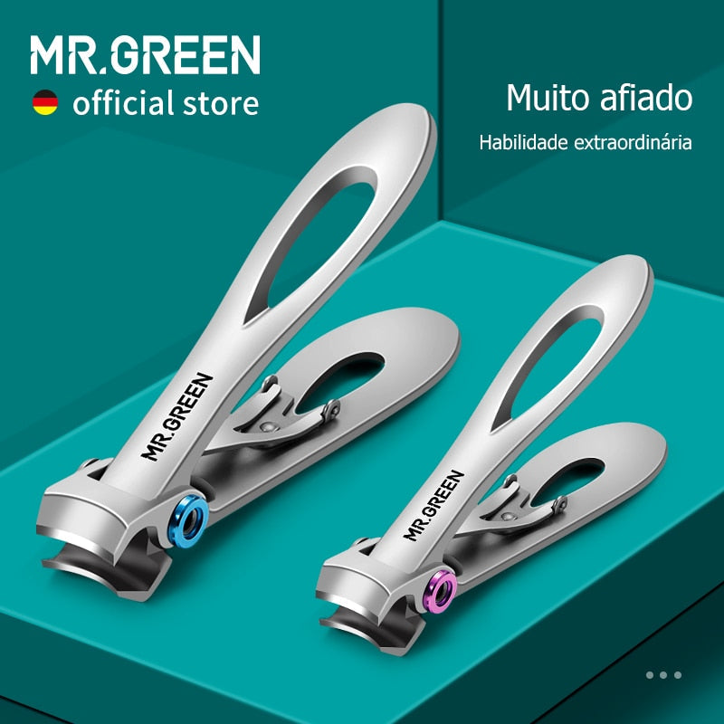 Cortadores de Unhas Mr. Green, Aço Inoxidável - Comppani